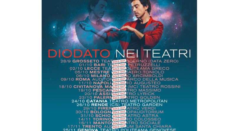 DIODATO sold out nei teatri