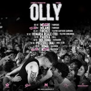 Olly aggiornamento calendario club tour