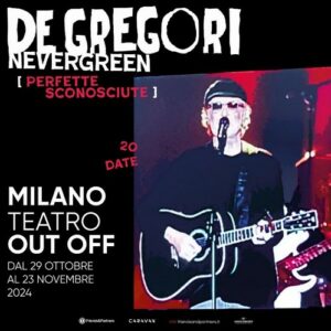 FRANCESCO DE GREGORI: al via i 20 concerti a Milano