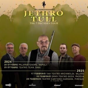 JETHRO TULL: tre nuove date