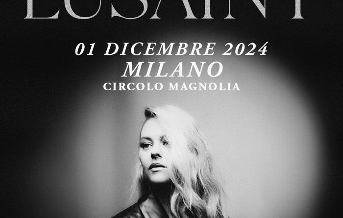 LUSAINT: la sua prima volta in Italia a dicembre 2024