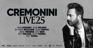 CESARE CREMONINI: live negli stadi