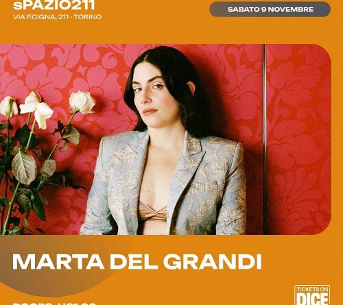 MARTA DEL GRANDI: nuovo lavoro e live a Torino