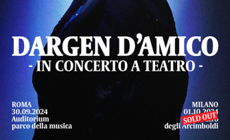 DARGEN D’AMICO: il tour nei teatri