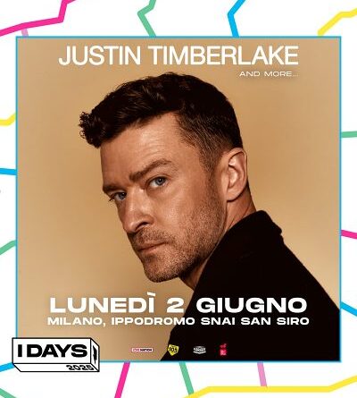 JUSTIN TIMBERLAKE: agli I Days Milano 2025