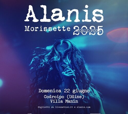 ALANIS MORISSETTE: arriva a giugno 2025