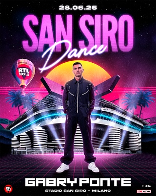 Gabry Ponte il primo dj a San Siro 2025