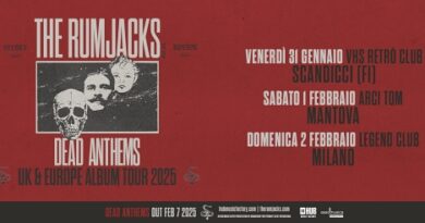 THE RUMJACKS: TRE DATE IN ITALIA