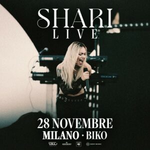 SHARI: il live a Milano