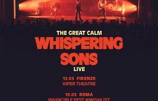 WHISPERING SONS in Italia nel 2025