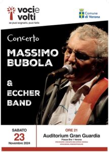 MASSIMO BUBOLA festeggia i cinquant’anni di musica con un concerto a Verona