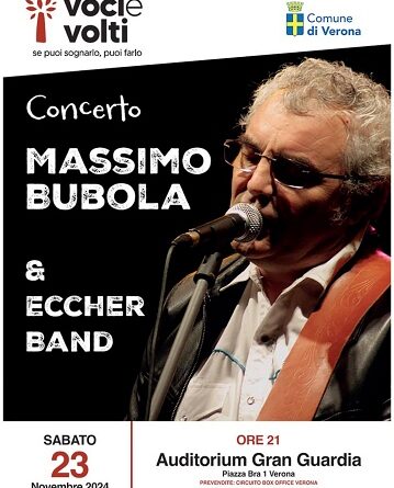 MASSIMO BUBOLA festeggia i cinquant’anni di musica con un concerto a Verona