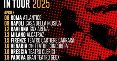 NEGRITA: tour 2025 nei club Grafica