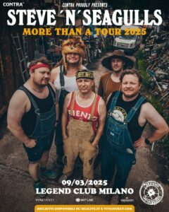 STEVE’N’SEAGULLS: una data a Milano 2025