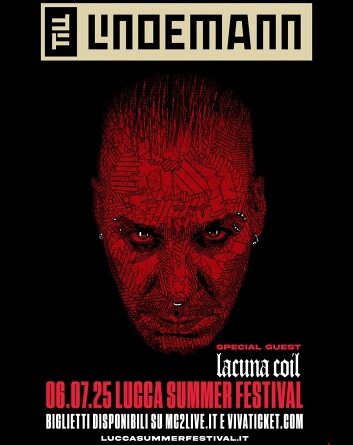 TILL LINDEMANN: la prima data in Italia da solista lsf 2025