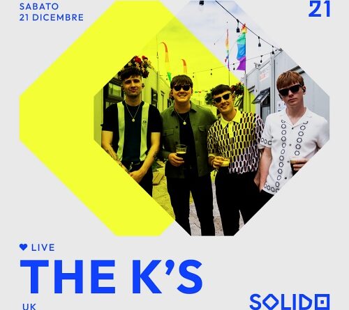 THE K’S live in Italia dicembre 2024 foto poster