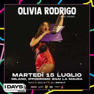 OLIVIA RODRIGO: live a Milano