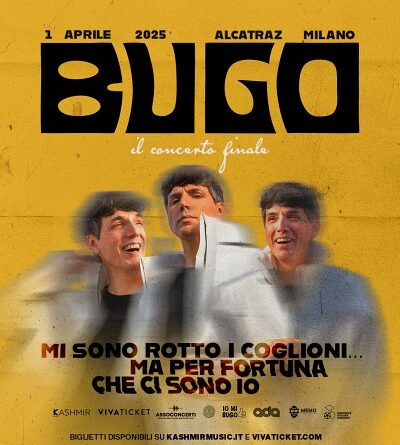 Bugo concerto addio 2025