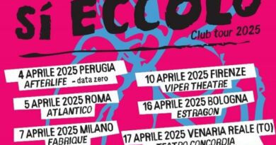 EUGENIO IN VIA DI GIOIA: il club tour 2025 calendario