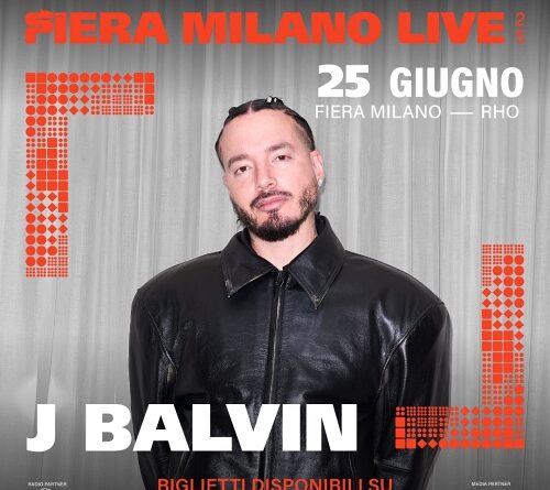 J BALVIN torna in Italia giugno 2025