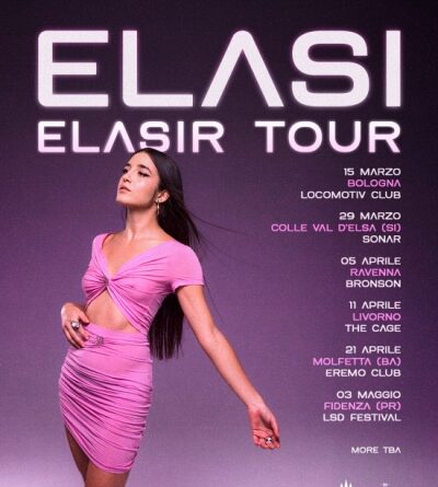 ELASI: nuovo album "ELASIR" e il Tour 2025.