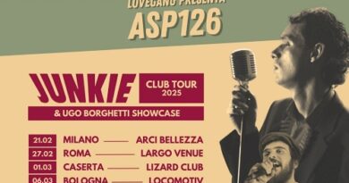 ASP126: le date del suo "JUNKIE CLUB TOUR 2025"