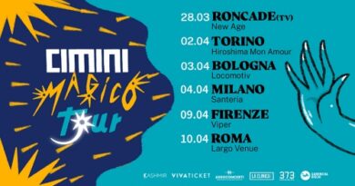 CIMINI annuncia MAGICO TOUR