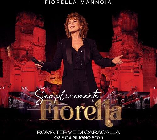 FIORELLA MANNOIA: a giugno torna alle Terme di Caracalla