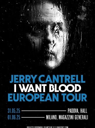 JERRY CANTRELL due date in Italia in primavera 2025