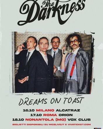 The Darkness in Italia live ottobre 2025