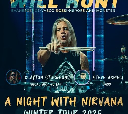 WILL HUNT live in Italia per un omaggio ai Nirvana