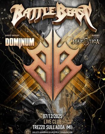 BATTLE BEAST live a dicembre 2025