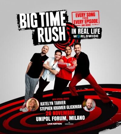 BIG TIME RUSH il tour passa in Italia.