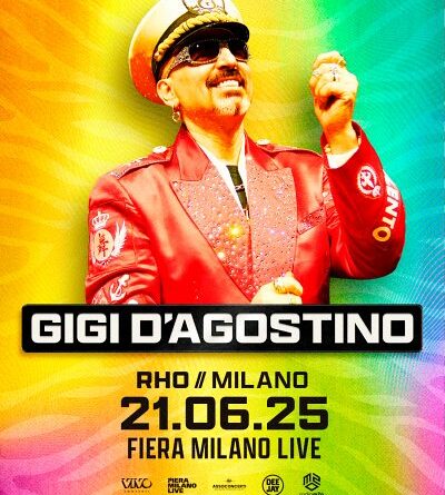 GIGI D’AGOSTINO Live a giugno 2025 a Milano