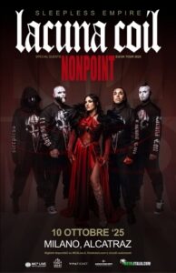 LACUNA COIL live all’Alcatraz di Milano a ottobre