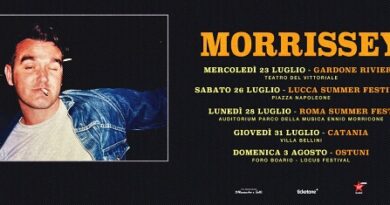 MORRISSEY la sua estate in Italia 2025