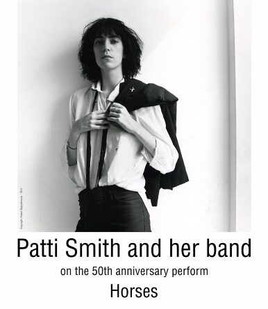 PATTI SMITH "HORSES 50TH ANNIVERSARY" tour data in Italia