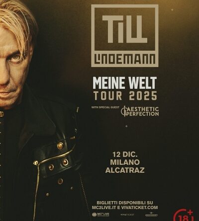 TILL LINDEMANN torna in Italia dicembre 2025