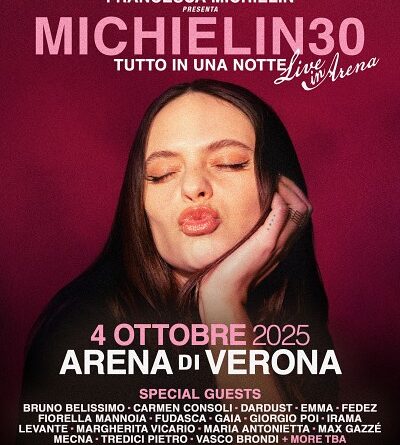 FRANCESCA MICHIELIN: compie 30 anni ospiti arena verona