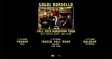 GOGOL BORDELLO 3 live Italia ottobre 2025