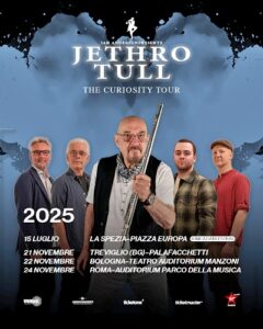 JETHRO TULL tornano live a luglio e novembre 2025