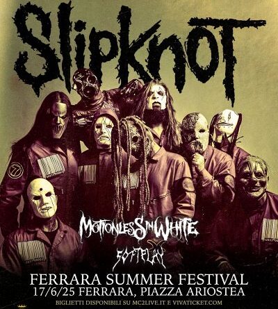 Slipknot live 2025 ferrara in apertura