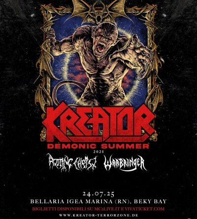 KREATOR: una data a luglio 2025 poster