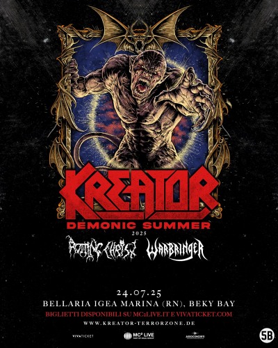 KREATOR: una data a luglio 2025 poster