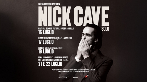 nick cave solista live estate 2025